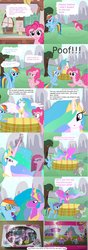 Size: 1000x2833 | Tagged: safe, pinkie pie, princess celestia, rainbow dash, g4