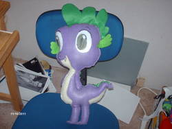 Size: 2560x1920 | Tagged: safe, artist:plushbuddies, spike, g4, irl, photo, plushie, spike plushie, spoik