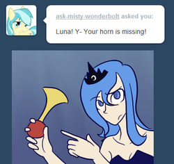 Size: 368x348 | Tagged: safe, artist:7nights, princess luna, human, ask human luna, g4, ask, horn, human luna, humanized, s1 luna