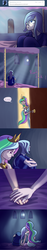 Size: 700x3699 | Tagged: safe, artist:7nights, princess celestia, princess luna, human, ask human luna, g4, ask, comic, human luna, humanized, s1 luna, sisters