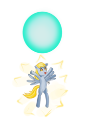 Size: 1700x2338 | Tagged: safe, artist:pklove-chan, derpy hooves, pegasus, pony, g4, crossover, dragon ball, dragon ball z, female, mare, simple background, solo, spirit bomb, transparent background