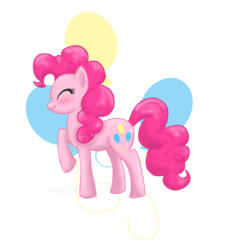 Size: 2000x2200 | Tagged: safe, artist:lunarahartistry, pinkie pie, earth pony, pony, g4, female, high res, solo