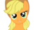 Size: 900x770 | Tagged: dead source, safe, artist:eruvon, artist:whifi, applejack, earth pony, pony, g4, bedroom eyes, female, looking at you, loose hair, love face, mare, show accurate, simple background, solo, transparent background, vector