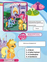 Size: 1206x1600 | Tagged: safe, applejack, pinkie pie, rainbow dash, twilight sparkle, g4, official, game, my little pony logo