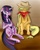 Size: 819x1012 | Tagged: safe, artist:insanitylittlered, applejack, twilight sparkle, pony, g4, duo