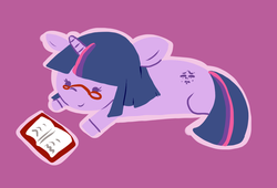 Size: 900x613 | Tagged: safe, twilight sparkle, g4, book, glasses