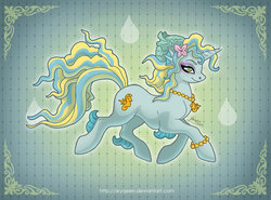 Size: 1024x757 | Tagged: safe, artist:almairis, unicorn, horn, lagoona blue, monster, monster high, ponified, sea creature, sea monster, solo