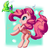 Size: 800x777 | Tagged: safe, artist:shineymagic, gummy, pinkie pie, g4, duo