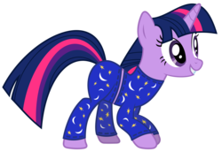 Size: 8000x5500 | Tagged: safe, artist:drfatalchunk, twilight sparkle, g4, absurd resolution, clothes, pajamas, simple background, transparent background, vector