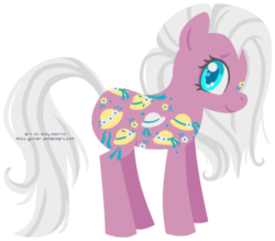 Size: 532x466 | Tagged: safe, artist:miss-glitter, bonnie bonnets, pony, g1, g4, cute, female, g1 to g4, generation leap, looking at you, mare, profile, simple background, smiling, solo, transparent background