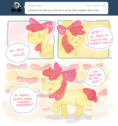 Size: 763x817 | Tagged: safe, artist:votum, apple bloom, ask apple bloom, g4