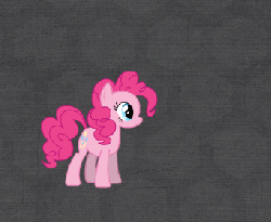 Size: 340x280 | Tagged: safe, pinkie pie, earth pony, pony, fighting is magic, g4, animated, female, party cannon, solo, wip