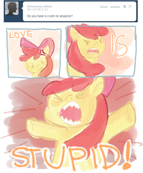 Size: 681x823 | Tagged: safe, artist:votum, apple bloom, ask apple bloom, g4