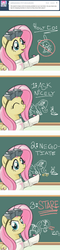 Size: 640x2677 | Tagged: safe, artist:giantmosquito, fluttershy, ask-dr-adorable, g4, ask, dr adorable, the stare, tumblr