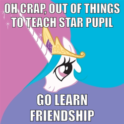 Size: 400x400 | Tagged: safe, princess celestia, g4, image macro, trollestia