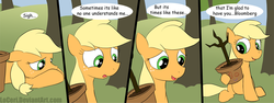 Size: 1000x375 | Tagged: safe, artist:loceri, applejack, bloomberg, g4, comic, dialogue, ed edd n eddy, parody, slice of life, younger