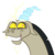 Size: 4000x4000 | Tagged: safe, artist:julianwilbury, discord, draconequus, g4, absurd resolution, male, reaction image, simple background, solo, transparent background, trollcord, trollface, vector