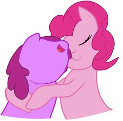 Size: 2114x2087 | Tagged: safe, berry punch, berryshine, pinkie pie, g4, high res, hug