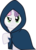 Size: 5980x8297 | Tagged: safe, artist:lightningtumble, sweetie belle, pony, unicorn, g4, absurd resolution, cloak, clothes, female, filly, foal, simple background, solo, transparent background, vector