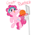 Size: 800x800 | Tagged: safe, artist:khorme, pinkie pie, earth pony, pony, g4, ball, basketball, dunked, female, headband, mare, slam dunk, sports, tongue out