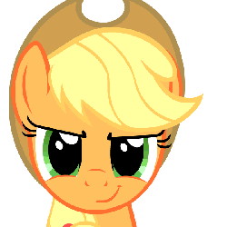 Size: 600x600 | Tagged: safe, artist:blackgryph0n, part of a set, applejack, pony, g4, animated, cute, dancing, female, headbob, jackabetes, simple background, solo, transparent background