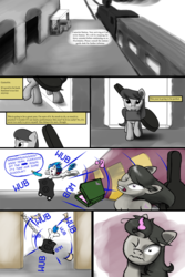 Size: 1000x1498 | Tagged: safe, artist:esuka, dj pon-3, octavia melody, vinyl scratch, ask-canterlot-musicians, g4, ask, comic, tumblr, wub