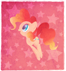 Size: 665x715 | Tagged: safe, artist:disfiguredstick, pinkie pie, earth pony, pony, g4, female, solo, starry eyes, wingding eyes