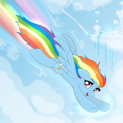 Size: 2000x2000 | Tagged: safe, artist:joakaha, rainbow dash, pegasus, pony, g4, female, high res, mare, open mouth, solo
