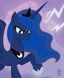 Size: 900x1100 | Tagged: safe, artist:joakaha, princess luna, pony, g4, female, solo