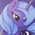 Size: 600x600 | Tagged: safe, artist:joakaha, princess luna, alicorn, pony, g4, bust, female, mare, portrait, s1 luna, solo