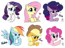 Size: 3200x2336 | Tagged: safe, artist:joakaha, applejack, fluttershy, pinkie pie, rainbow dash, rarity, twilight sparkle, g4, female, high res, mane six