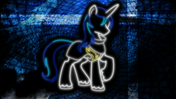 Size: 1920x1080 | Tagged: safe, artist:alycs, shining armor, g4, neon, outline, vector, wallpaper