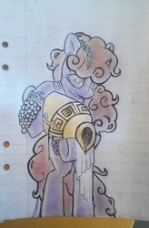 Size: 1952x2982 | Tagged: safe, oc, oc only, pony, bipedal, photo, traditional art