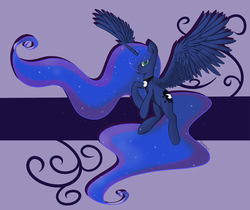 Size: 1200x1007 | Tagged: dead source, safe, artist:spaerk, princess luna, alicorn, pony, g4, female, mare, solo