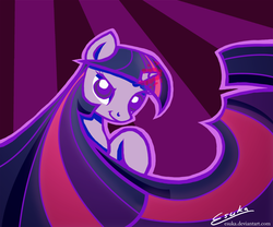 Size: 1000x833 | Tagged: safe, artist:esuka, twilight sparkle, pony, unicorn, g4, looking at you, simple background, unicorn twilight