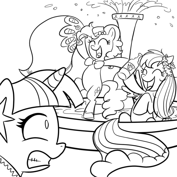 my little pony coloring pages pinkie pie at the gala