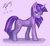 Size: 739x680 | Tagged: safe, artist:pmo0908, twilight sparkle, pony, unicorn, g4, female, mare, smiling, solo, unicorn twilight