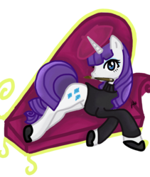 Size: 768x908 | Tagged: safe, artist:ofruittango, rarity, pony, unicorn, g4, beatnik rarity, beret, clothes, female, hat, mare, simple background, solo, transparent background