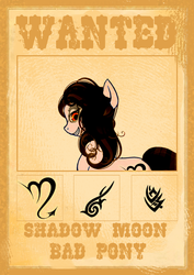 Size: 709x1000 | Tagged: safe, artist:demon8eye, oc, oc only, wanted poster