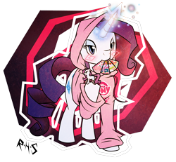 Size: 1488x1376 | Tagged: safe, artist:14dreamer, rarity, pony, unicorn, g4, card, clothes, female, hoodie, lidded eyes, magic, mouth hold, simple background, solo, toy, transparent background