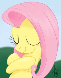 Size: 2541x3261 | Tagged: safe, artist:bronyfang, fluttershy, pony, g4, female, high res, solo