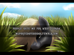 Size: 500x373 | Tagged: safe, derpy hooves, pegasus, pony, g4, female, mare, pony confession