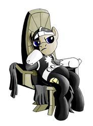 Size: 600x817 | Tagged: safe, artist:rydelfox, pony, crossover, dc comics, doctor light, solo, supervillain