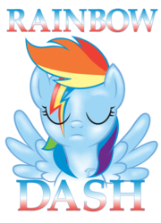 Size: 503x700 | Tagged: safe, artist:hezaa, rainbow dash, pegasus, pony, g4, aladdin sane, album cover, david bowie, eyes closed, female, mare, parody, ponified, ponified album cover, simple background, solo, spread wings, transparent background, wings, ziggy stardust