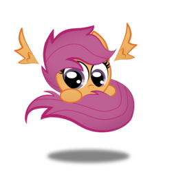 Size: 3508x3508 | Tagged: safe, artist:zackira, part of a set, scootaloo, g4, cute, cutealoo, high res, sphere ponies