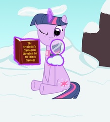 Size: 866x960 | Tagged: safe, artist:therecliner27, twilight sparkle, pony, g4, snow, solo