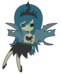 Size: 610x756 | Tagged: safe, artist:nekozneko, queen chrysalis, human, g4, female, humanized, simple background, skinny, solo, thin, transparent background