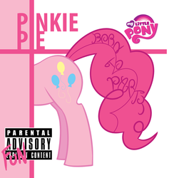 Size: 997x1050 | Tagged: safe, artist:zajice, pinkie pie, g4, album cover