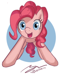 Size: 600x713 | Tagged: safe, artist:b0nbon, pinkie pie, g4, happy