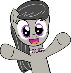 Size: 3646x3726 | Tagged: safe, artist:scotch208, octavia melody, pony, g4, female, high res, hug, simple background, solo, transparent background, vector